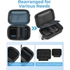 image:imageBAGSMART Digital Camera Case Protective amp Waterproof Small Camera Case with Shoulder Strap Lightweight Camera Sling Bag for Canon PowerShot ELPH 180190  Sony DSCW800DSCW830  PinkGrey
