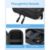 image:imageBAGSMART Digital Camera Case Protective amp Waterproof Small Camera Case with Shoulder Strap Lightweight Camera Sling Bag for Canon PowerShot ELPH 180190  Sony DSCW800DSCW830  PinkGrey