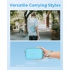 image:imageBAGSMART Digital Camera Case Protective amp Waterproof Small Camera Case with Shoulder Strap Lightweight Camera Sling Bag for Canon PowerShot ELPH 180190  Sony DSCW800DSCW830  PinkBlue