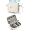 image:imageBAGSMART Digital Camera Case Protective amp Waterproof Small Camera Case with Shoulder Strap Lightweight Camera Sling Bag for Canon PowerShot ELPH 180190  Sony DSCW800DSCW830  PinkBrown