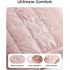 image:imageBAGSMART Expandable Tote Bag for Women Puffer Work Tote Handbag Quilted Carry On Bag for Travel GymBlush Pink