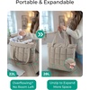 image:imageBAGSMART Expandable Tote Bag for Women Puffer Work Tote Handbag Quilted Carry On Bag for Travel GymCamel