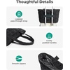 image:imageBAGSMART Expandable Tote Bag for Women Puffer Work Tote Handbag Quilted Carry On Bag for Travel GymClassic