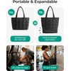 image:imageBAGSMART Expandable Tote Bag for Women Puffer Work Tote Handbag Quilted Carry On Bag for Travel GymClassic