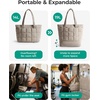 image:imageBAGSMART Expandable Tote Bag for Women Puffer Work Tote Handbag Quilted Carry On Bag for Travel GymCoffee