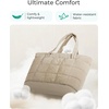 image:imageBAGSMART Expandable Tote Bag for Women Puffer Work Tote Handbag Quilted Carry On Bag for Travel GymDesert