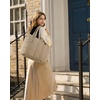 image:imageBAGSMART Expandable Tote Bag for Women Puffer Work Tote Handbag Quilted Carry On Bag for Travel GymDesert