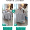 image:imageBAGSMART Expandable Tote Bag for Women Puffer Work Tote Handbag Quilted Carry On Bag for Travel GymGrey