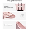 image:imageBAGSMART Expandable Tote Bag for Women Puffer Work Tote Handbag Quilted Carry On Bag for Travel GymLight Pink