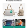 image:imageBAGSMART Gym Bag for Women Carry on Travel Duffel Bag Waterresistant Weekender with Shoe Compartment for Gym Travel Work Desert MediumChocolate