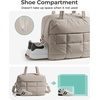 image:imageBAGSMART Gym Bag for Women Carry on Travel Duffel Bag Waterresistant Weekender with Shoe Compartment for Gym Travel Work Desert MediumClassic