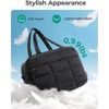 image:imageBAGSMART Gym Bag for Women Carry on Travel Duffel Bag Waterresistant Weekender with Shoe Compartment for Gym Travel Work Desert MediumDim Gray