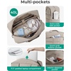 image:imageBAGSMART Gym Bag for Women Carry on Travel Duffel Bag Waterresistant Weekender with Shoe Compartment for Gym Travel Work Desert MediumKhaki