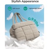 image:imageBAGSMART Gym Bag for Women Carry on Travel Duffel Bag Waterresistant Weekender with Shoe Compartment for Gym Travel Work Desert MediumMCamel