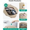 image:imageBAGSMART Gym Bag for Women Carry on Travel Duffel Bag Waterresistant Weekender with Shoe Compartment for Gym Travel Work Desert MediumMDesert
