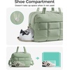 image:imageBAGSMART Gym Bag for Women Carry on Travel Duffel Bag Waterresistant Weekender with Shoe Compartment for Gym Travel Work Desert MediumMGreen