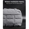 image:imageBAGSMART Gym Bag for Women Carry on Travel Duffel Bag Waterresistant Weekender with Shoe Compartment for Gym Travel Work Desert MediumMGrey
