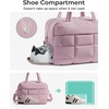 image:imageBAGSMART Gym Bag for Women Carry on Travel Duffel Bag Waterresistant Weekender with Shoe Compartment for Gym Travel Work Desert MediumMPurple