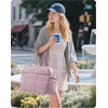 image:imageBAGSMART Gym Bag for Women Carry on Travel Duffel Bag Waterresistant Weekender with Shoe Compartment for Gym Travel Work Desert MediumMPurple