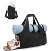 image:imageBAGSMART Gym Bag for Women Lightweight Duffel with Shoe Compartment Tote Bag with Wet Pocket for Yoga Travel PinkCharcoal