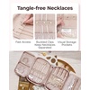 image:imageBAGSMART Jewelry Organizer Case Large Travel Jewelry Storage Bag for Necklace Earrings Rings Bracelet Soft PinkBeige