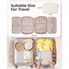 image:imageBAGSMART Jewelry Organizer Case Large Travel Jewelry Storage Bag for Necklace Earrings Rings Bracelet Soft PinkBeige