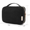 image:imageBAGSMART Jewelry Organizer Case Large Travel Jewelry Storage Bag for Necklace Earrings Rings Bracelet Soft PinkBlack