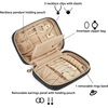 image:imageBAGSMART Jewelry Organizer Case Large Travel Jewelry Storage Bag for Necklace Earrings Rings Bracelet Soft PinkBlack