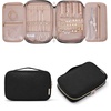 image:imageBAGSMART Jewelry Organizer Case Large Travel Jewelry Storage Bag for Necklace Earrings Rings Bracelet Soft PinkBlack