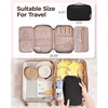 image:imageBAGSMART Jewelry Organizer Case Large Travel Jewelry Storage Bag for Necklace Earrings Rings Bracelet Soft PinkBlack