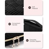 image:imageBAGSMART Jewelry Organizer Case Large Travel Jewelry Storage Bag for Necklace Earrings Rings Bracelet Soft PinkBlack