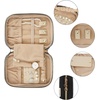 image:imageBAGSMART Jewelry Organizer Case Large Travel Jewelry Storage Bag for Necklace Earrings Rings Bracelet Soft PinkBlack