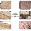 image:imageBAGSMART Jewelry Organizer Case Large Travel Jewelry Storage Bag for Necklace Earrings Rings Bracelet Soft PinkBlack