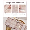 image:imageBAGSMART Jewelry Organizer Case Large Travel Jewelry Storage Bag for Necklace Earrings Rings Bracelet Soft PinkSoft Pink