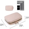 image:imageBAGSMART Jewelry Organizer Case Large Travel Jewelry Storage Bag for Necklace Earrings Rings Bracelet Soft PinkSoft Pink