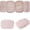 image:imageBAGSMART Jewelry Organizer Case Large Travel Jewelry Storage Bag for Necklace Earrings Rings Bracelet Soft PinkSoft Pink