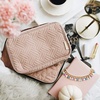 image:imageBAGSMART Jewelry Organizer Case Large Travel Jewelry Storage Bag for Necklace Earrings Rings Bracelet Soft PinkSoft Pink