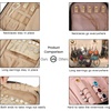 image:imageBAGSMART Jewelry Organizer Case Large Travel Jewelry Storage Bag for Necklace Earrings Rings Bracelet Soft PinkSoft Pink