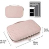 image:imageBAGSMART Jewelry Organizer Case Large Travel Jewelry Storage Bag for Necklace Earrings Rings Bracelet Soft PinkSoft Pink