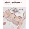 image:imageBAGSMART Jewelry Organizer Case Large Travel Jewelry Storage Bag for Necklace Earrings Rings Bracelet Soft PinkSoft Pink