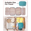 image:imageBAGSMART Jewelry Organizer Case Large Travel Jewelry Storage Bag for Necklace Earrings Rings Bracelet Soft PinkTeal