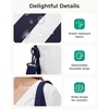 image:imageBAGSMART Large Beach Bag for Women Oversize Tote Bag for TravelSwim PoolSummer  3Ways to CarryNautical Stripe