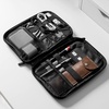 image:imageBAGSMART Large Electronics Travel Organizer Case Tech Accessories Cord Storage Bag for Phone Power Bank SD Card Cables BlackBlack