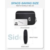 image:imageBAGSMART Large Electronics Travel Organizer Case Tech Accessories Cord Storage Bag for Phone Power Bank SD Card Cables BlackBlack