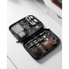 image:imageBAGSMART Large Electronics Travel Organizer Case Tech Accessories Cord Storage Bag for Phone Power Bank SD Card Cables BlackBlue