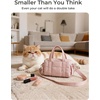image:imageBAGSMART Reiki Gym Bag for Women Puffy Yoga Mat Travel Weekender Duffle Bag  LintResistant Lining WetDry Pocket amp AntiSlip Mat Loop UltraLight Roomy for Workout Gear Water Bottle Travel Sports5LBaby Pink