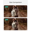 image:imageBAGSMART Small Camera Backpack DSLR SLR Small Camera Bag Fits 13 Inch Laptop Camera Backpack with Rain Cover amp Tripod HolderBeige