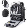 image:imageBAGSMART Small Camera Backpack DSLR SLR Small Camera Bag Fits 13 Inch Laptop Camera Backpack with Rain Cover amp Tripod HolderBlack