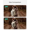 image:imageBAGSMART Small Camera Backpack DSLR SLR Small Camera Bag Fits 13 Inch Laptop Camera Backpack with Rain Cover amp Tripod HolderBlack