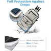image:imageBAGSMART Small Camera Sling Bag DSLRSLR Camera Bag Fits 11 Tablet Camera Shoulder Bag for Photographers With Tripod HolderBeige